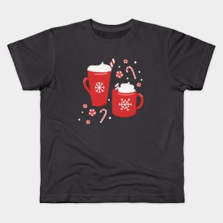 Peppermint Mocha Kids T-Shirt